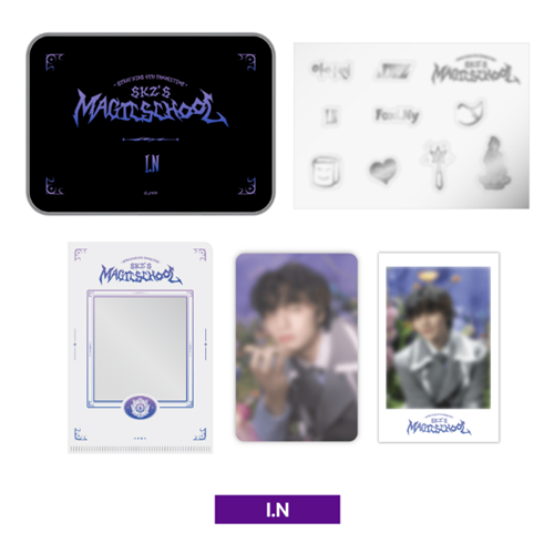 [K-POP] (I.N Ver.) Stray Kids OFFICIAL MD - SKZOO MAGIC SCHOOL (PHOTO DECO SET)