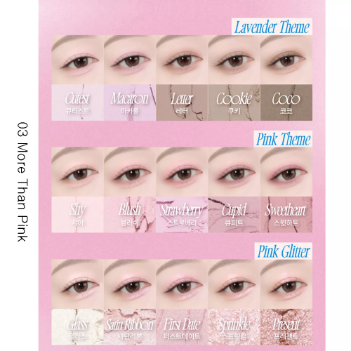 [fwee] More Mood Eyeshadow Palette (6 Colors)