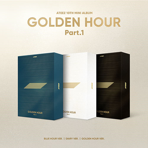 [K-POP] ATEEZ 10TH MINI ALBUM - GOLDEN HOUR : Part.1 (Random Ver.)