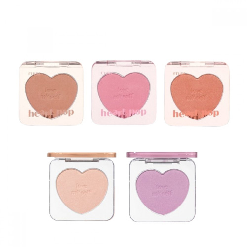 [ETUDE] Heart Pop Blusher (5 Colors)