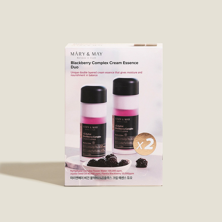 [Mary&May] Vegan Blackberry Complex Cream Essence Duo (140ml x 2ea)