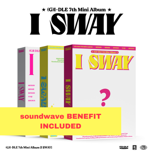 [K-POP] (Soundwave pob) (G)I-DLE 7TH MINI ALBUM - I SWAY (Random Ver.)