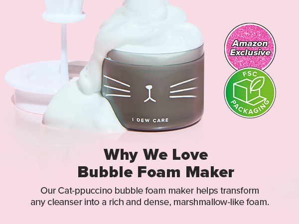 [I DEW CARE] Cat-Ppuccino Bubble Foam Maker