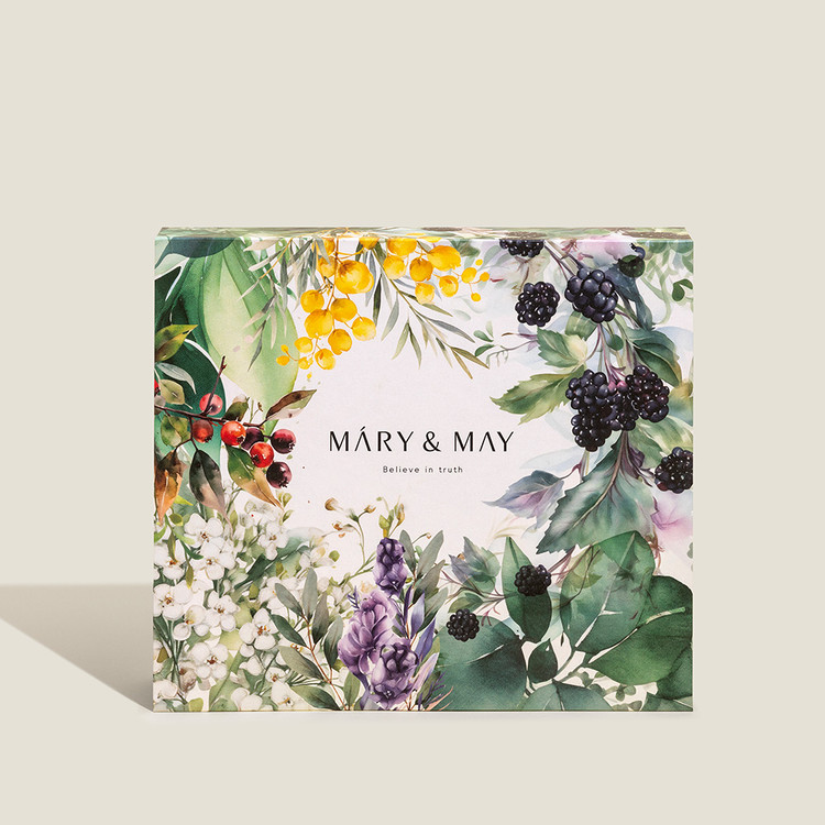 [Mary&May] Soothing Gel Cream+Idebenone Blackberry Cream Duo Set