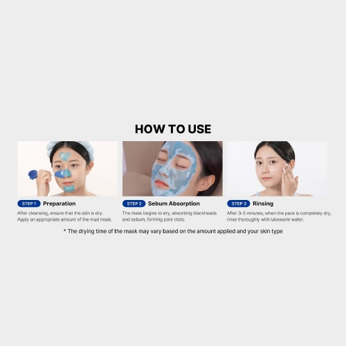 [MEDICUBE] Zero Pore Blackhead Mud Mask 100g