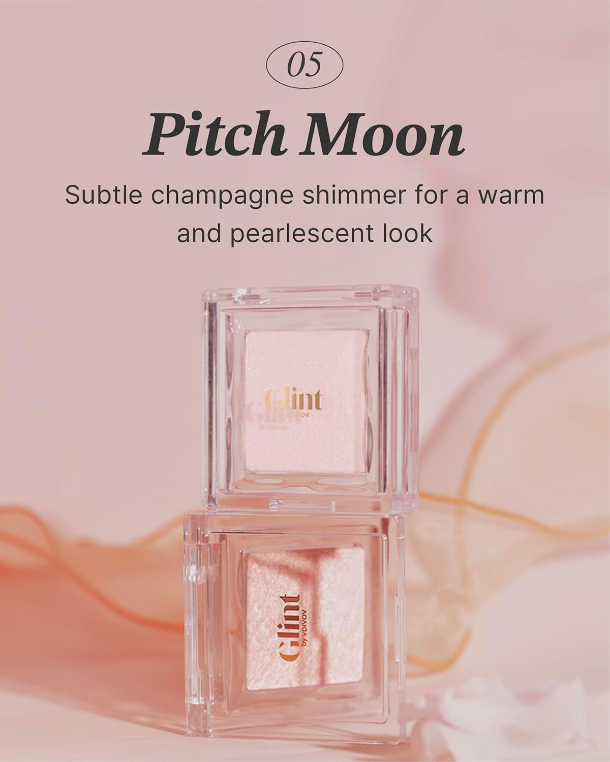 [Glint by VDIVOV] *TIMEDEAL*  Highlighter Peach Moon Set