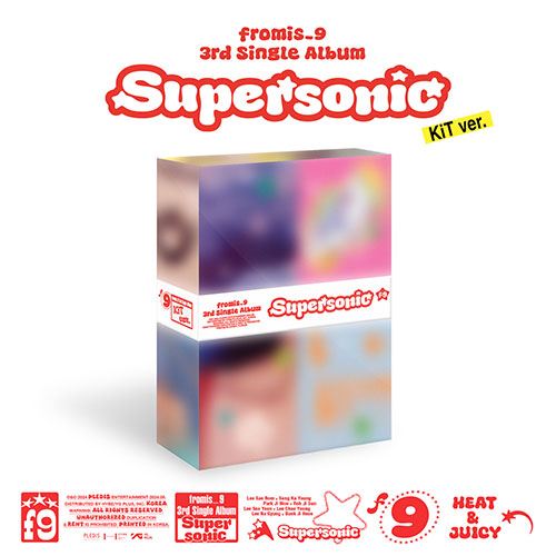 [K-POP] fromis_9 3RD SINGLE ALBUM - Supersonic (KiT Ver.) (battery included)