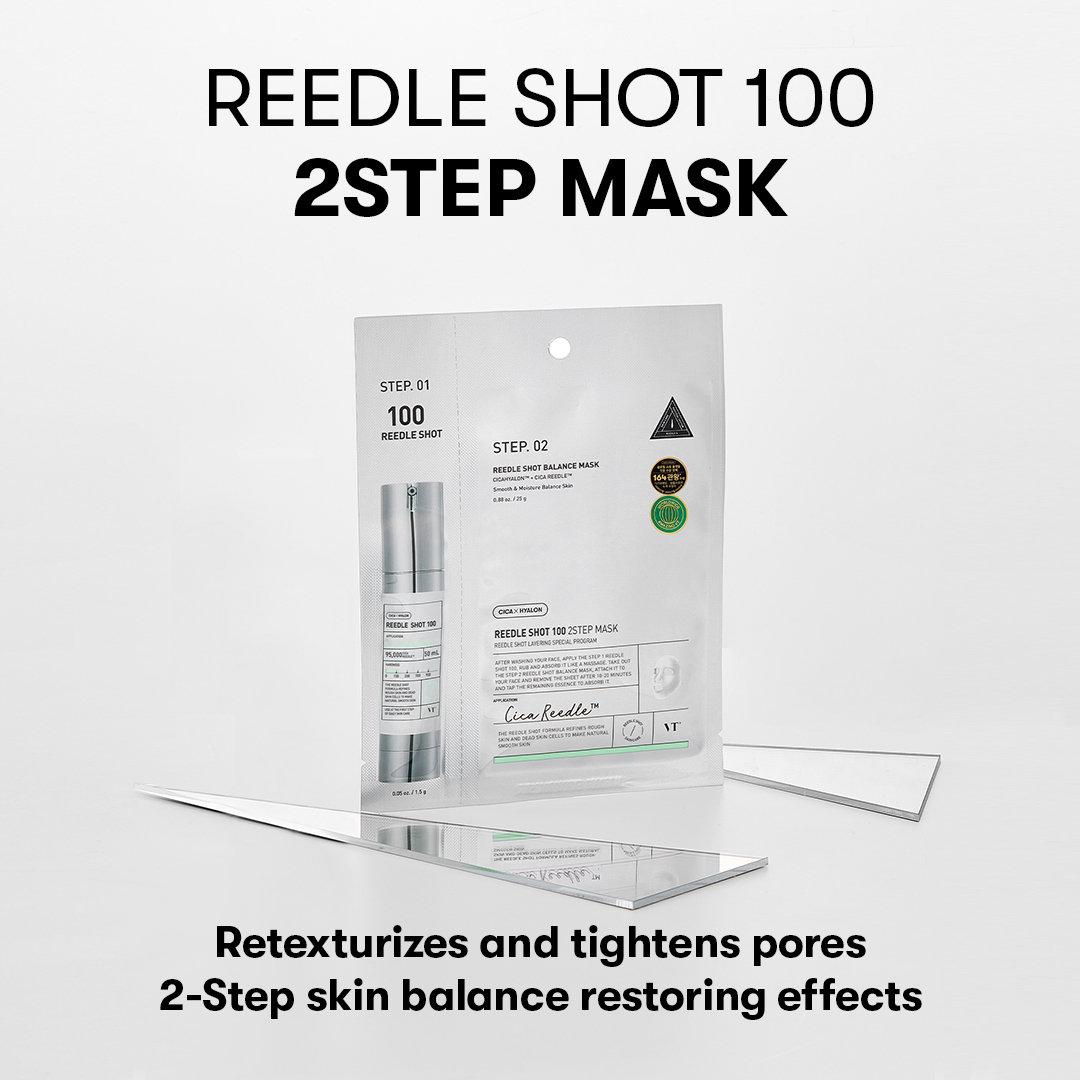 [VT Cosmetics] Reedle Shot 100 2-Step Mask (1ea)