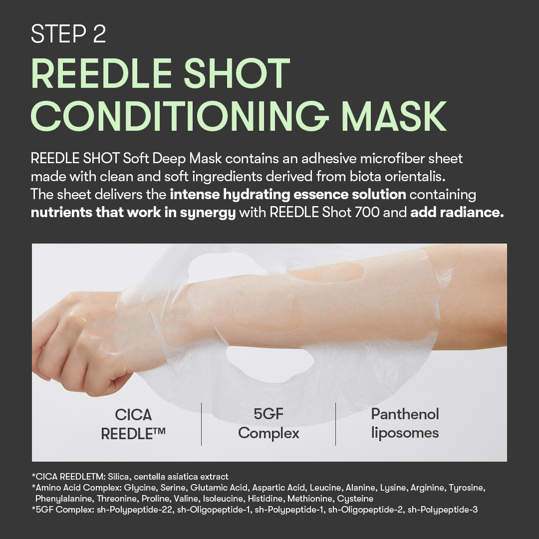 [VT Cosmetics] Reedle Shot 700 2-Step Mask (1ea)