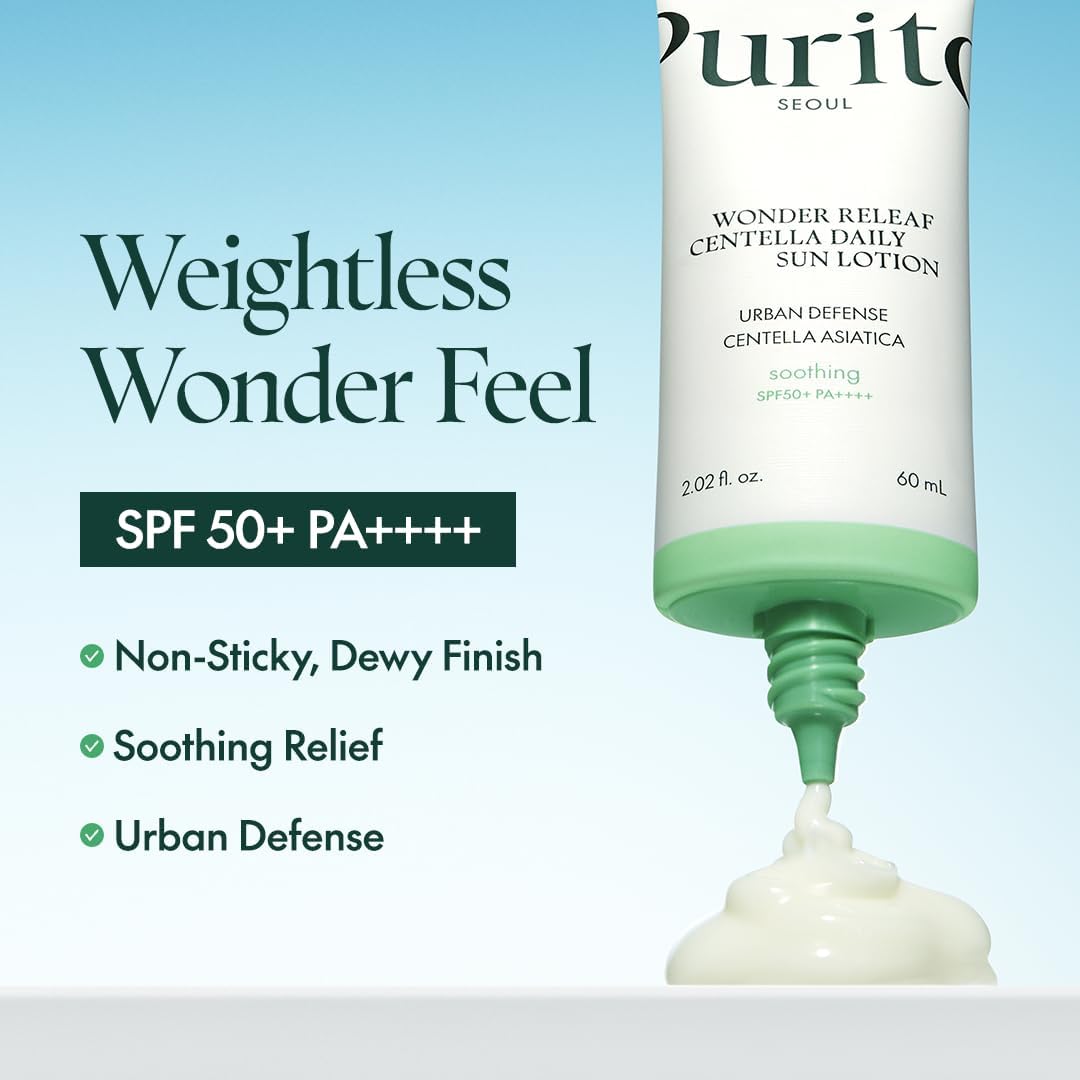 [Purito Seoul] Wonder Releaf Centella Daily Sun Lotion 60ml