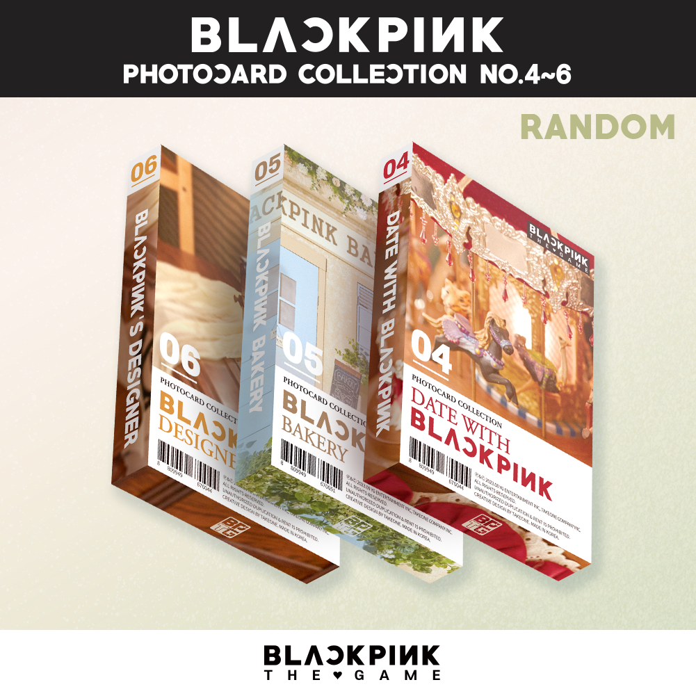 [K-POP] BLACKPINK THE GAME PHOTOCARD COLLECTION No.4