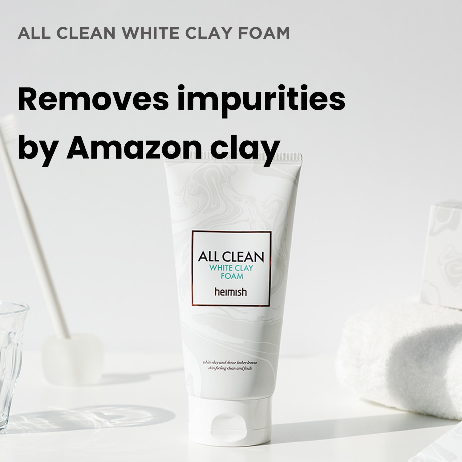 [heimish] *renewal* All Clean White Clay Foam 150g