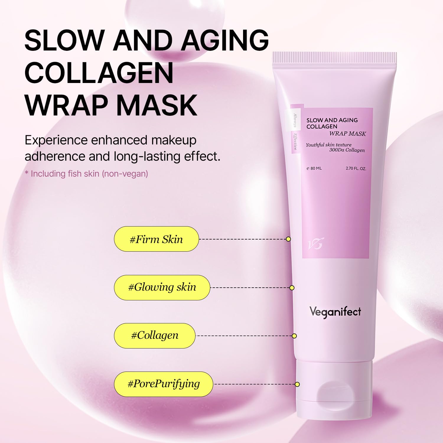 [Veganifect] Slow And Aging Collagen Wrap Mask 80ml