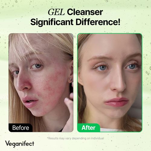 [Veganifect] Clean and Glow Green Barley Gel Cleanser 205ml