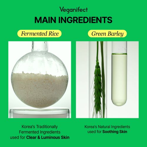 [Veganifect] Clean and Glow Green Barley Gel Cleanser 205ml