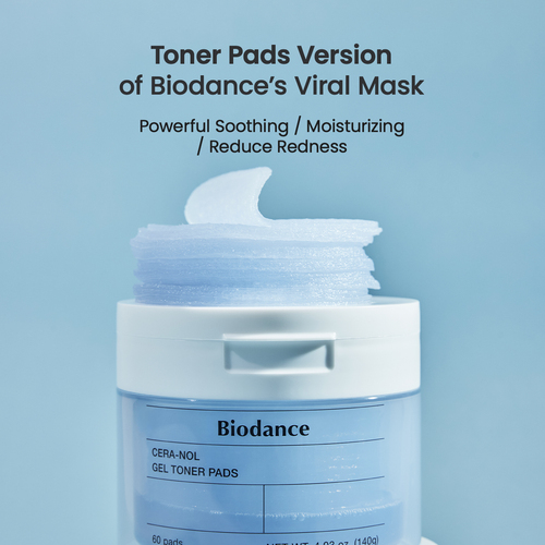 [Biodance] Cera-nol Gel Toner Pads (60 pads)