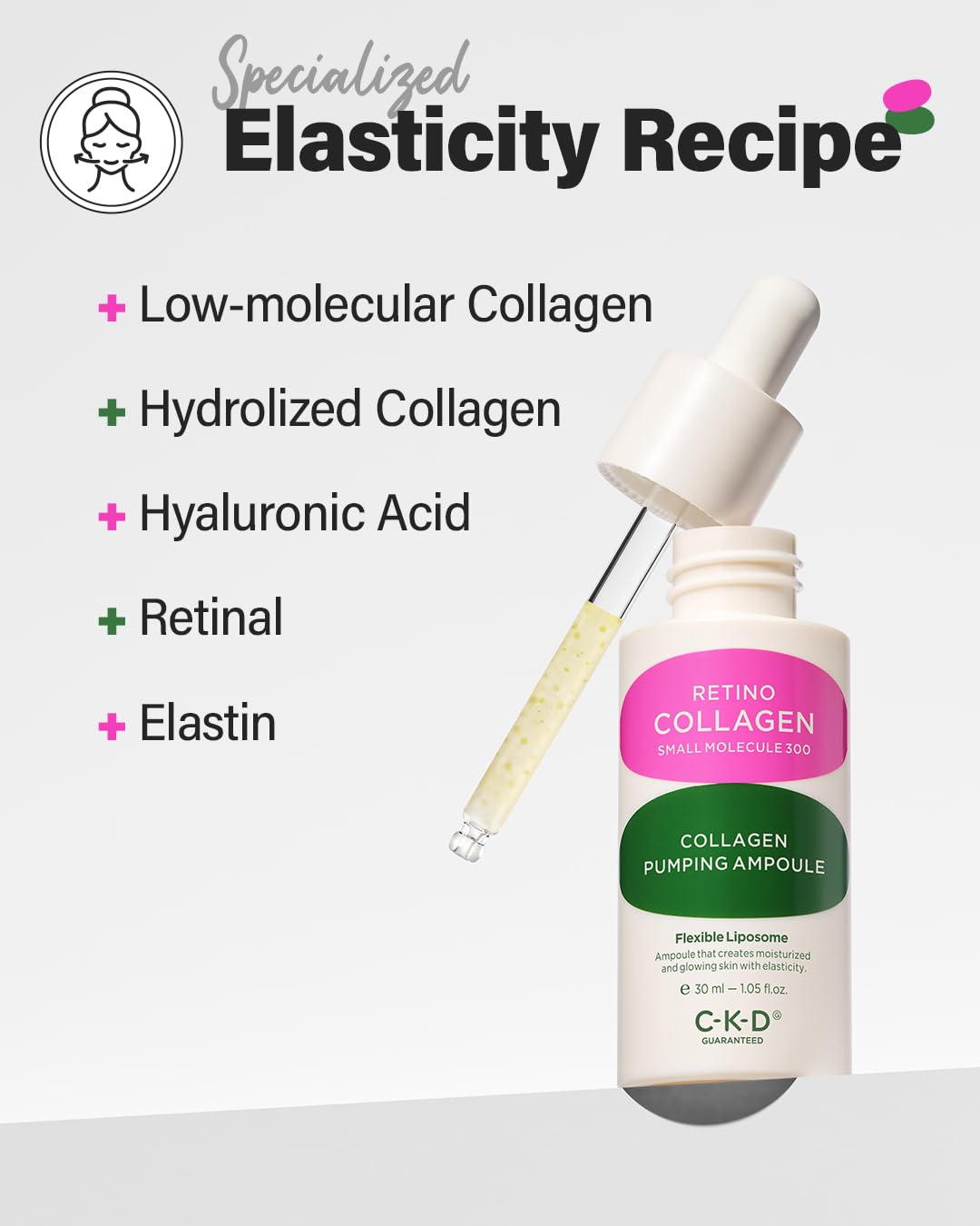 [CKD] Retino Collagen Small Molecule 300 Collagen Pumping Ampoule 30ml