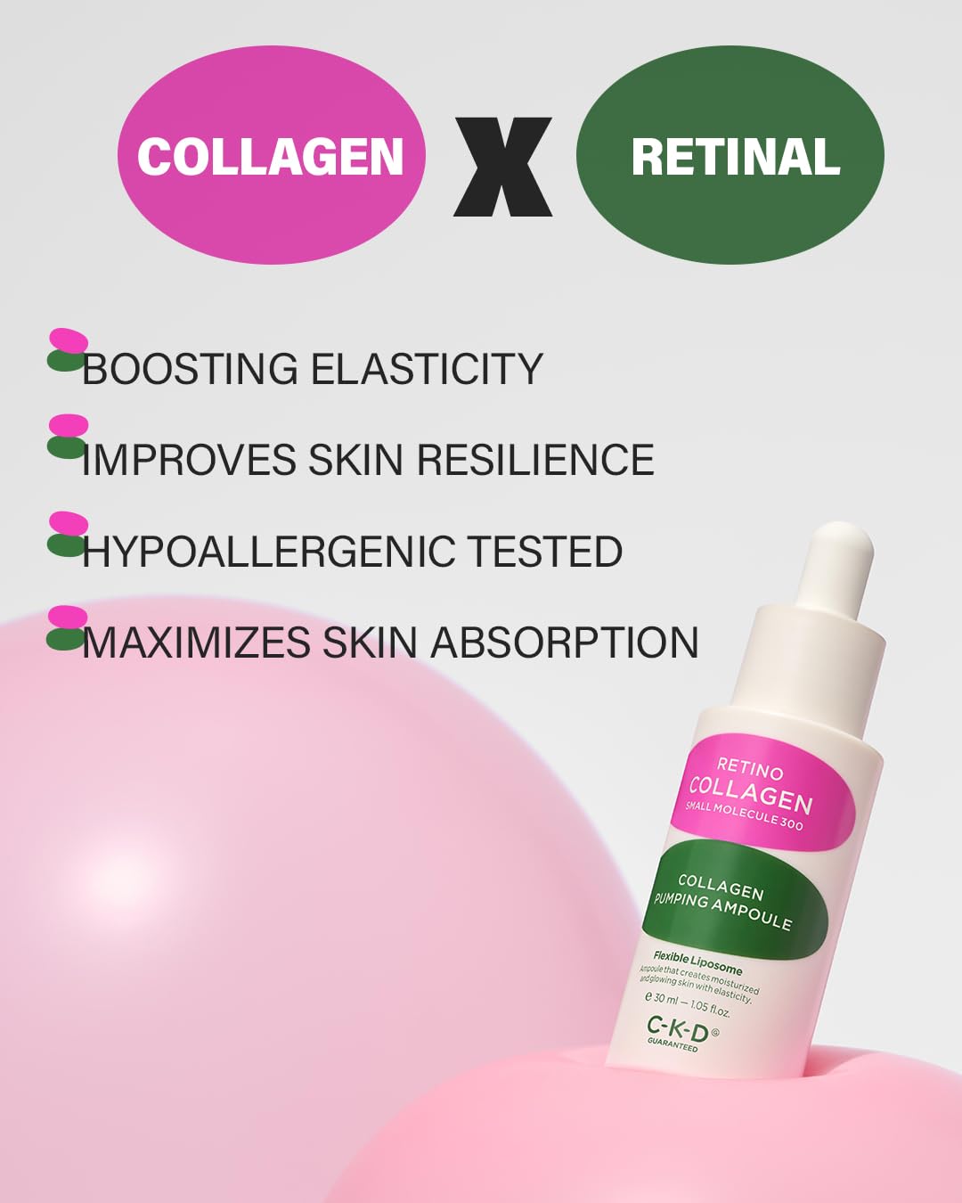 [CKD] Retino Collagen Small Molecule 300 Collagen Pumping Ampoule 30ml