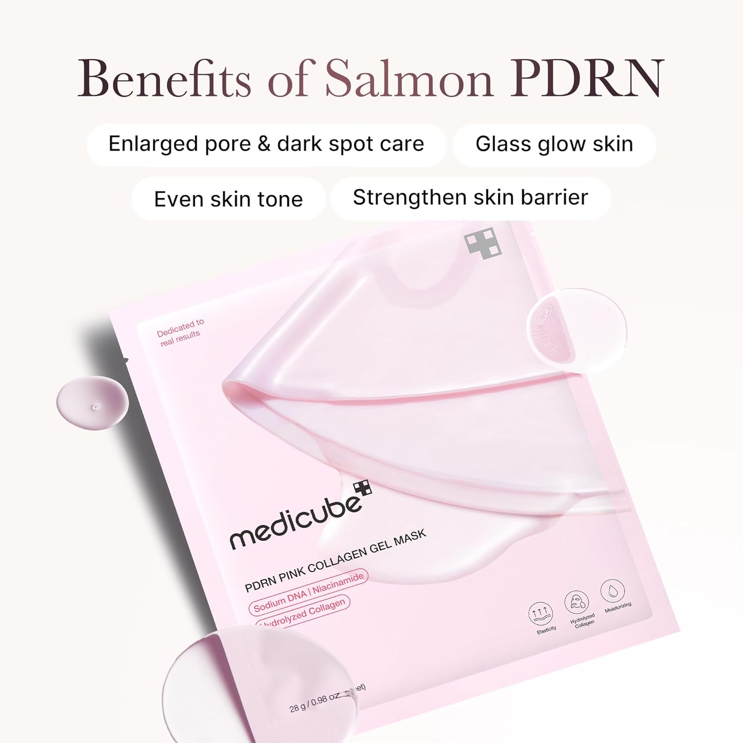 [MEDICUBE] PDRN Pink Collagen Gel Mask (1ea)