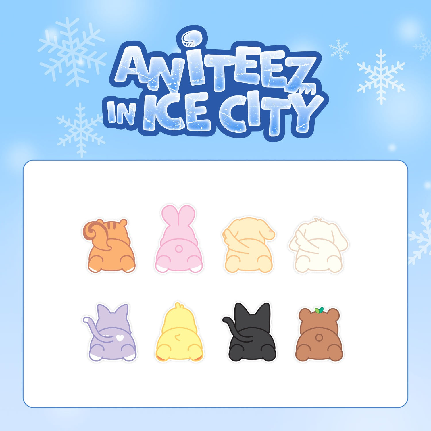 [K-POP] ATEEZ OFFICIAL MD [ANITEEZ IN ICE CITY] (MOUSE PAD)