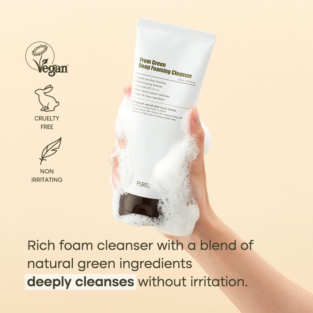 [Purito Seoul] From Green Deep Foaming Cleanser 150ml