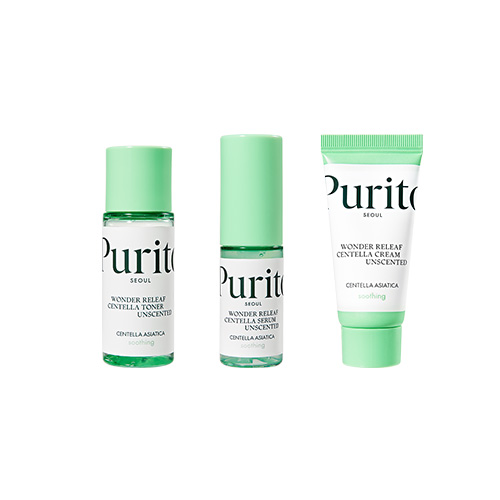 [Purito Seoul] Wonder Releaf Centella Mini Kit Unscented