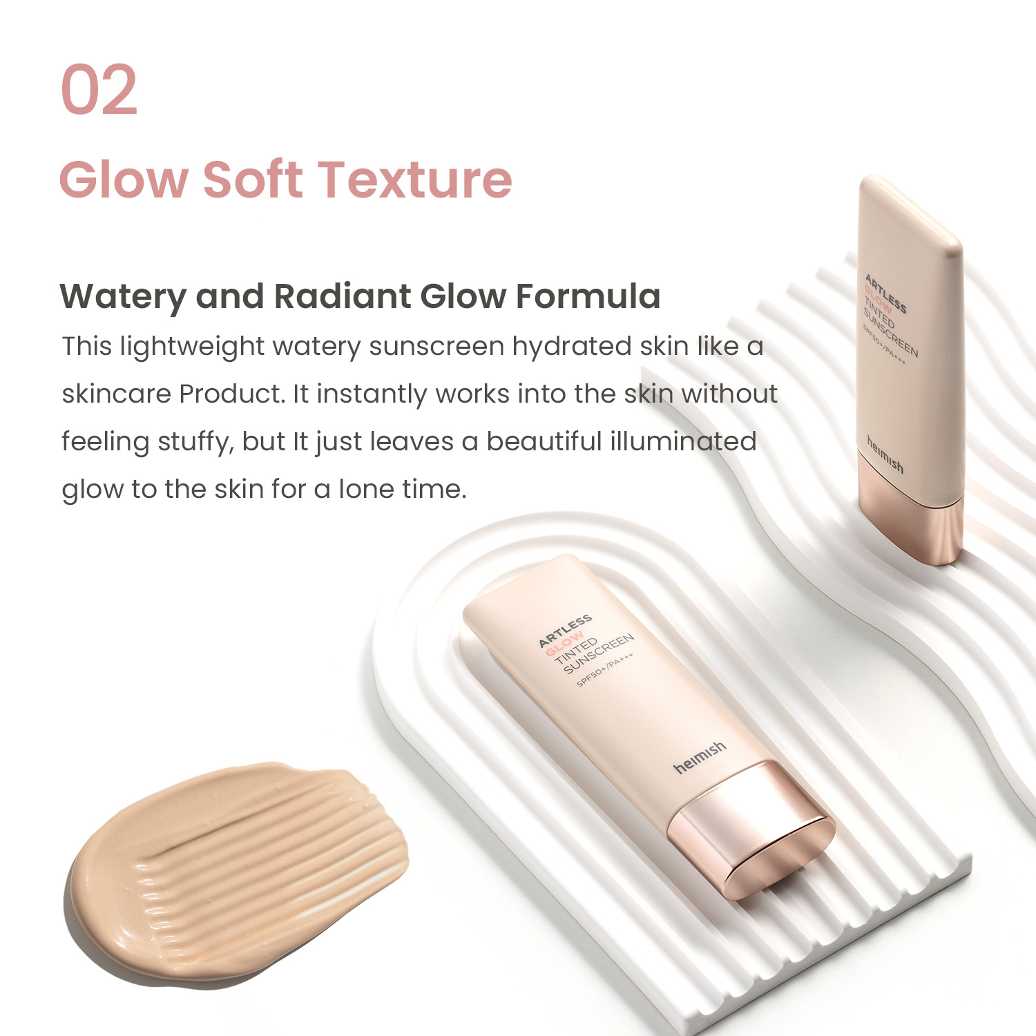 [heimish] Glow Sunscreen Double Set 	