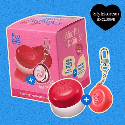 [fwee] *new Keyring Set* Lip&Cheek Blurry Pudding Pot (30 colors)