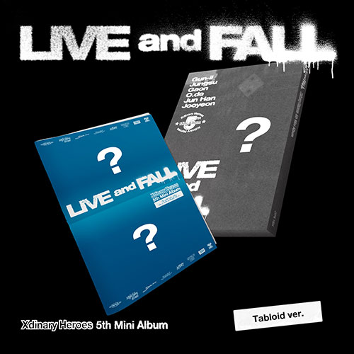 [K-POP] Xdinary Heroes 5th Mini Album - LIVE and FALL (Tabloid Ver.)