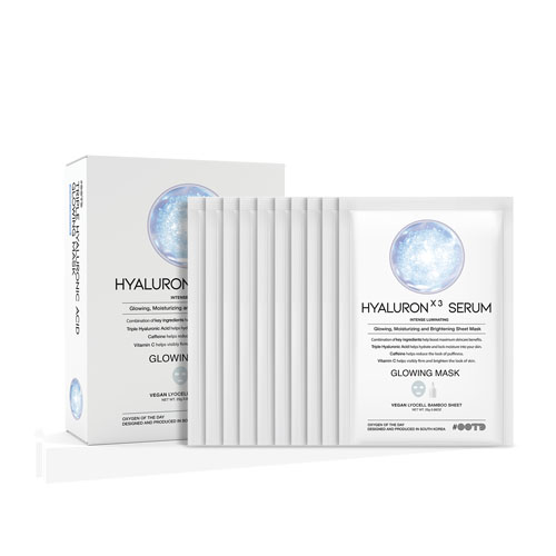 [OOTD Beauty] Triple Hyaluron Serum Glowing Mask (10ea)