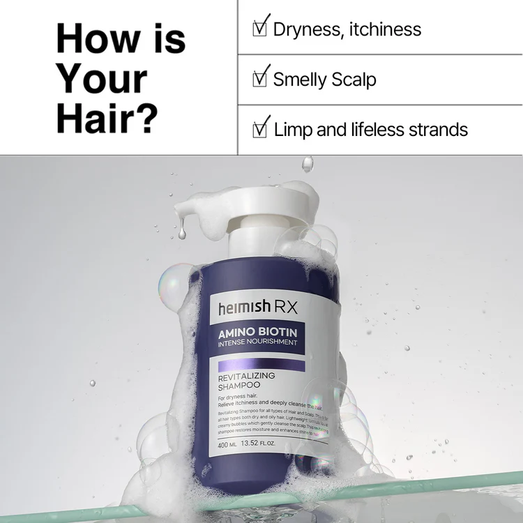 [heimish] RX Amino Biotin Revitalizing Shampoo 400ml