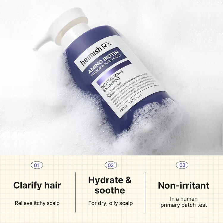 [heimish] RX Amino Biotin Revitalizing Shampoo 400ml