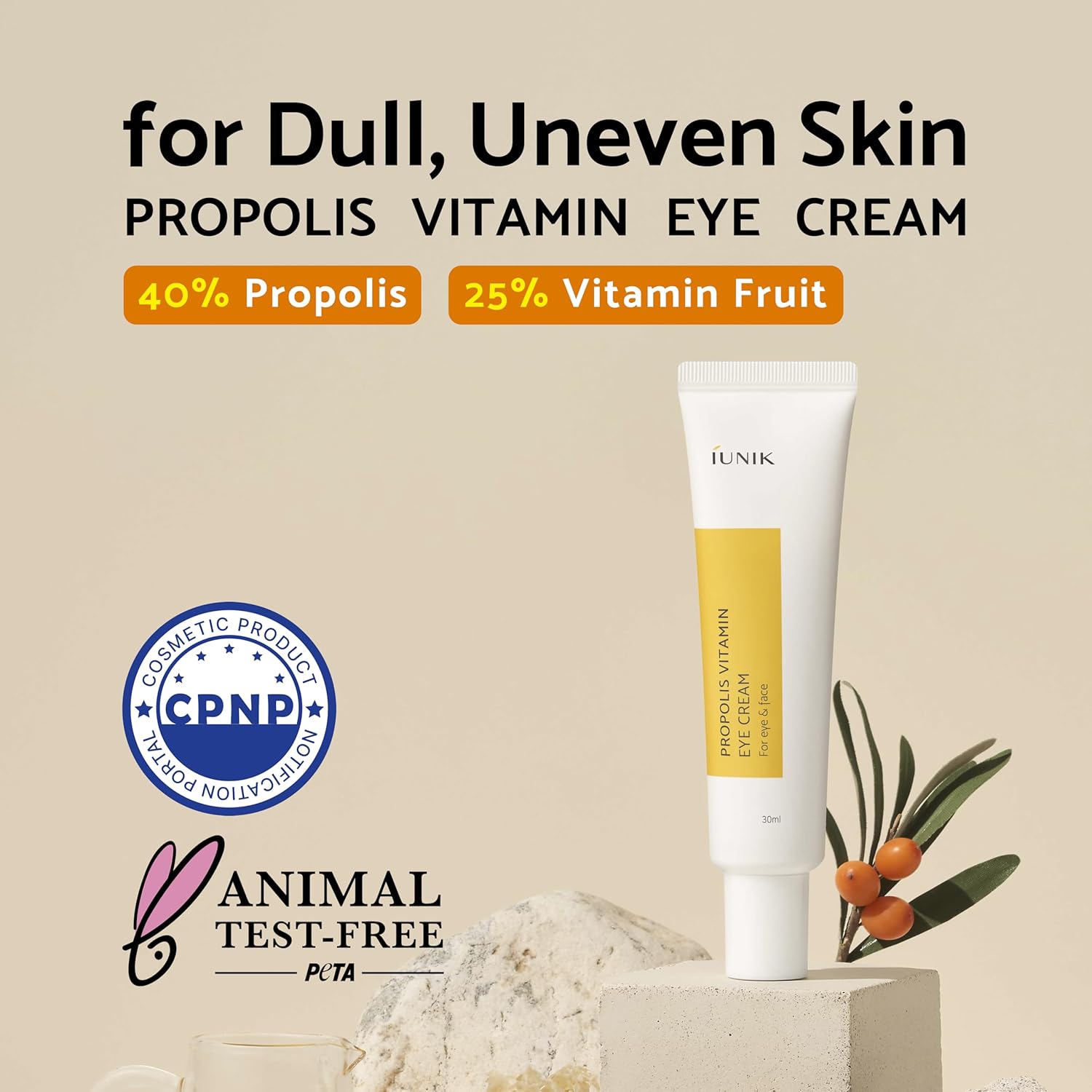 [iUNIK] Prpolis Vitamin Eye Cream 30ml