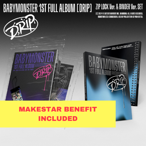 [K-POP] (Makestar) BABYMONSTER 1st Full Album - DRIP (2 TYPE Random)