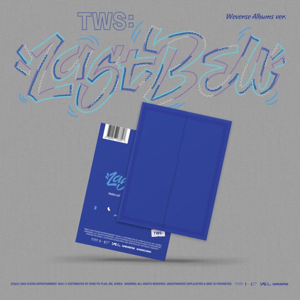 [K-POP] TWS 1ST SINGLE ALBUM - Last Bell (Weverse Albums ver.)