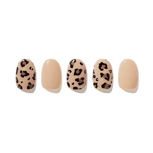 [EDGEU] Leopard Neon Glow Nail Strips