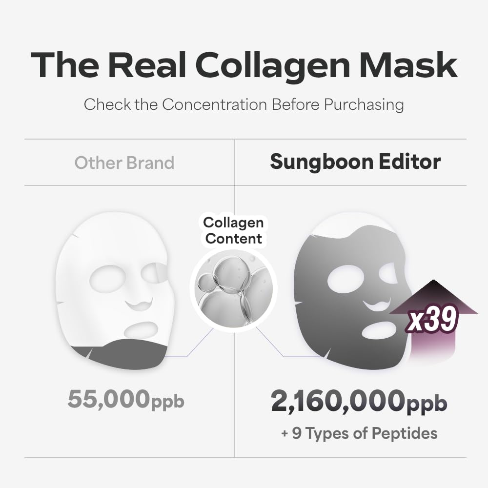 [SUNGBOON EDITOR] Deep Collagen Power Boosting Mask (4ea)