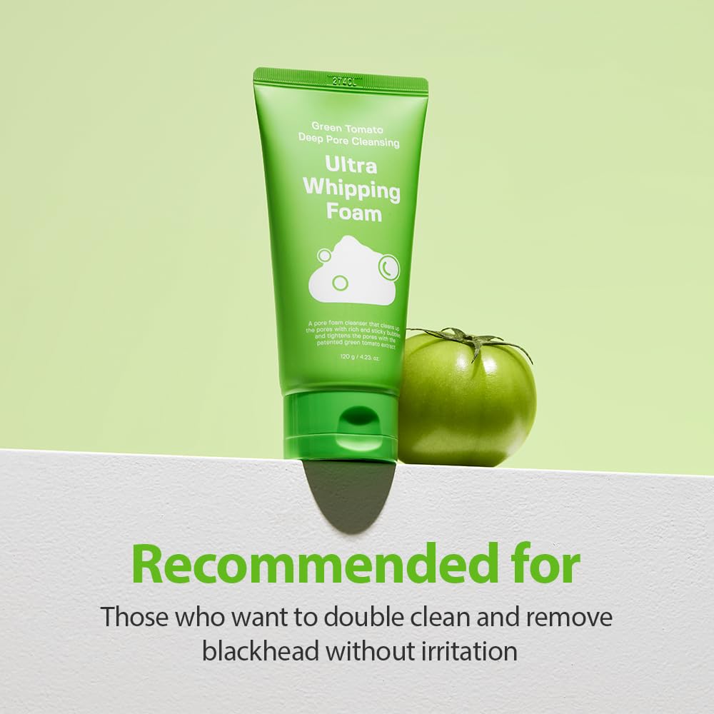 [SUNGBOON EDITOR] Green Tomato Deep Pore Cleansing Ultra Whipping Foam