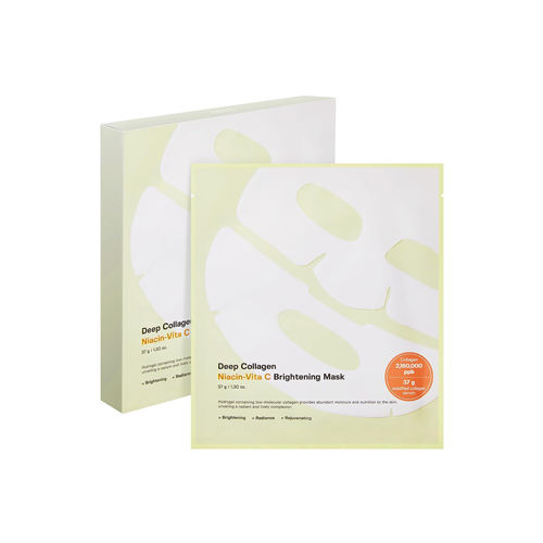 [SUNGBOON EDITOR] Deep Collagen Niacin Vita C Brightening Mask (4ea)