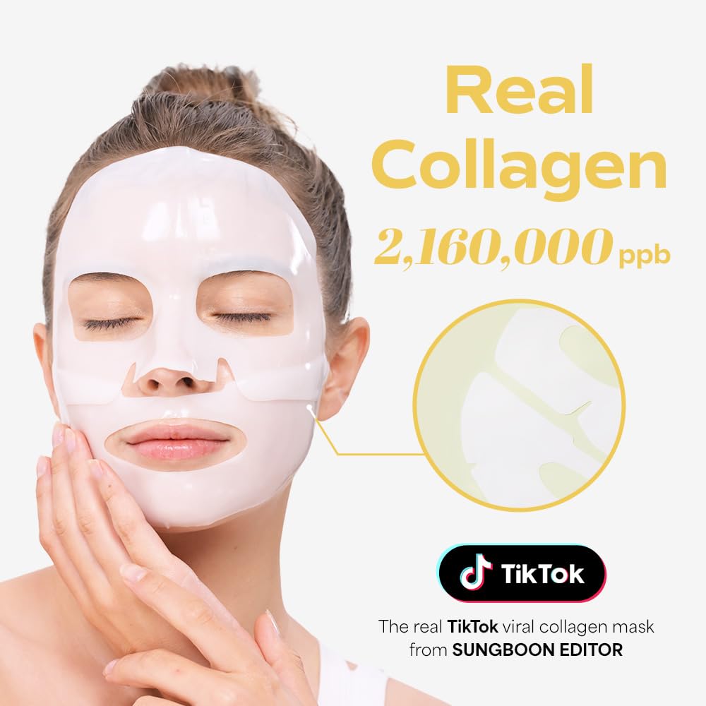 [SUNGBOON EDITOR] Deep Collagen Niacin Vita C Brightening Mask (4ea)