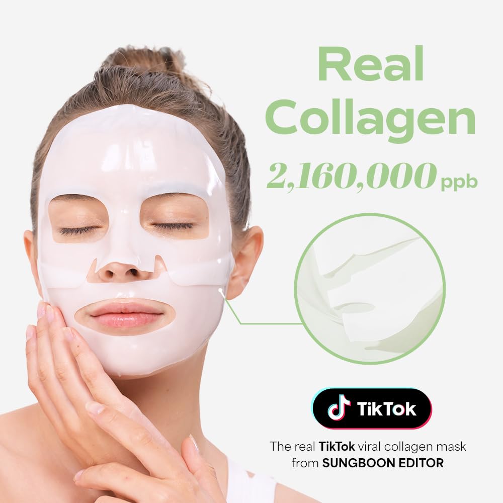 [SUNGBOON EDITOR] Deep Collagen Cica Teatree Soothing Mask (4ea)