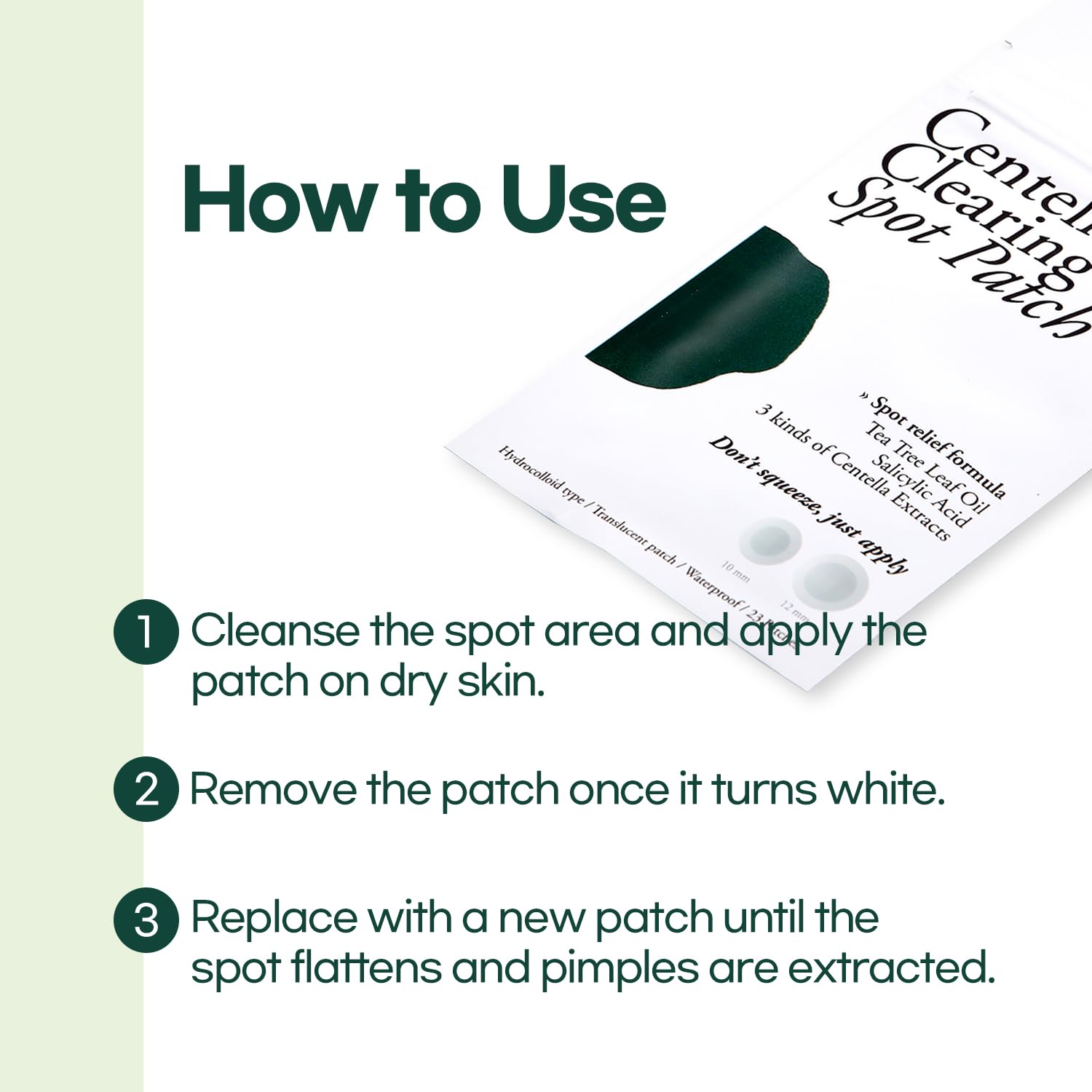 [PETITFEE] Centella Clearing Spot Patch (23 Patches)