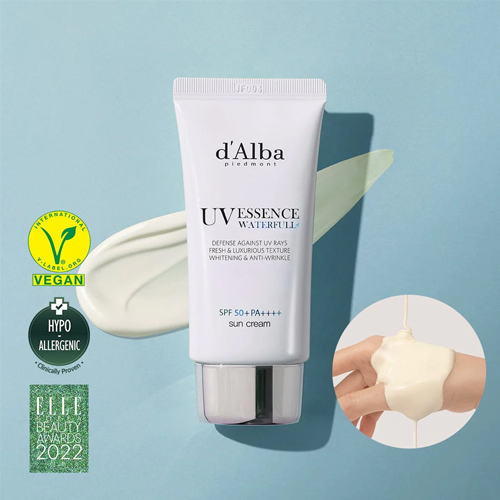 [d'Alba] Waterfull Essence Sun Cream 50ml (Vegan)