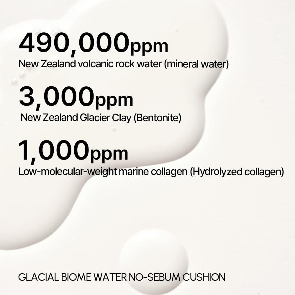 [PARNELL] Glacial Biome Water No-Sebum Cushion 10g