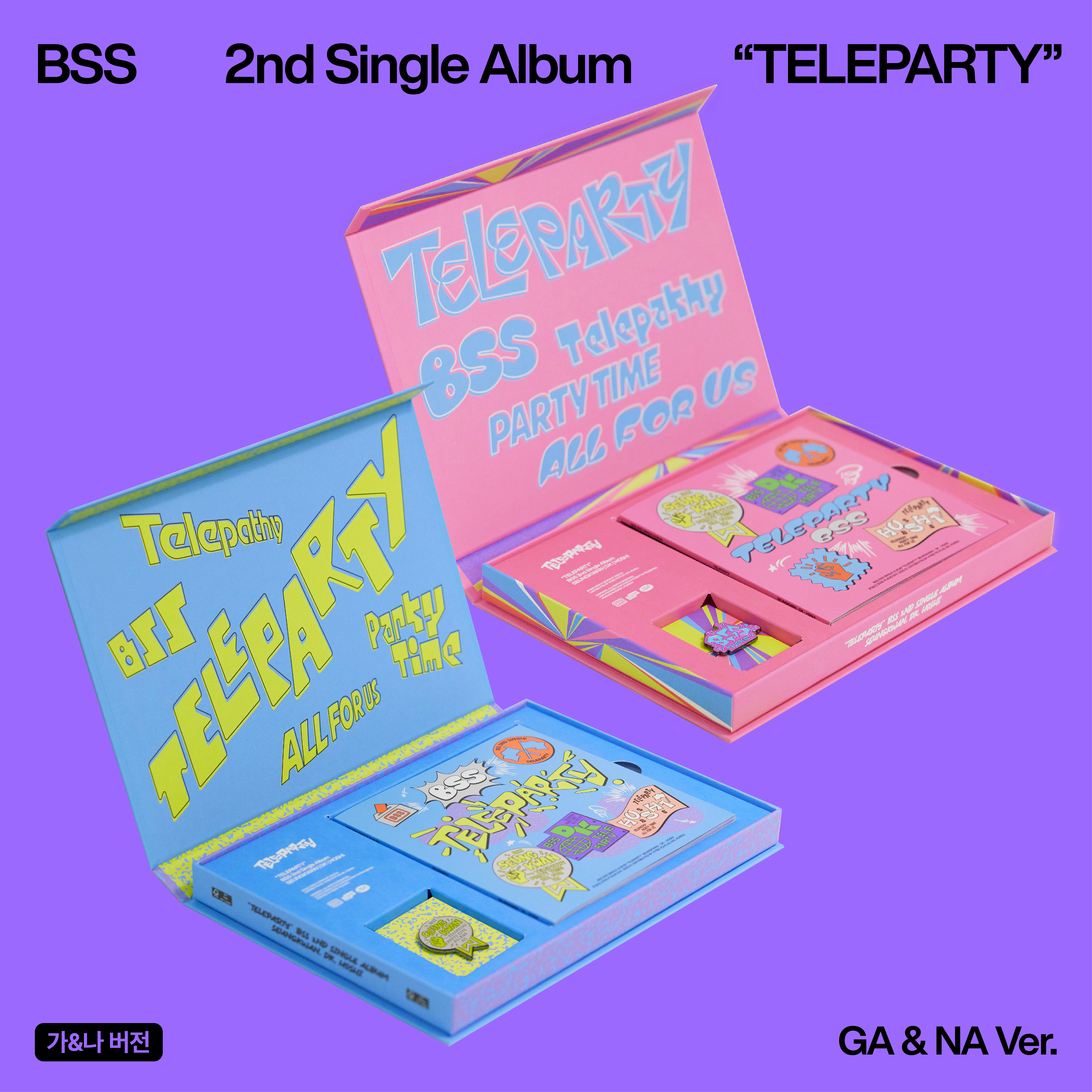 [K-POP] BSS (SEVENTEEN) 2nd Single Album - ‘TELEPARTY’ (2 TYPES Random)