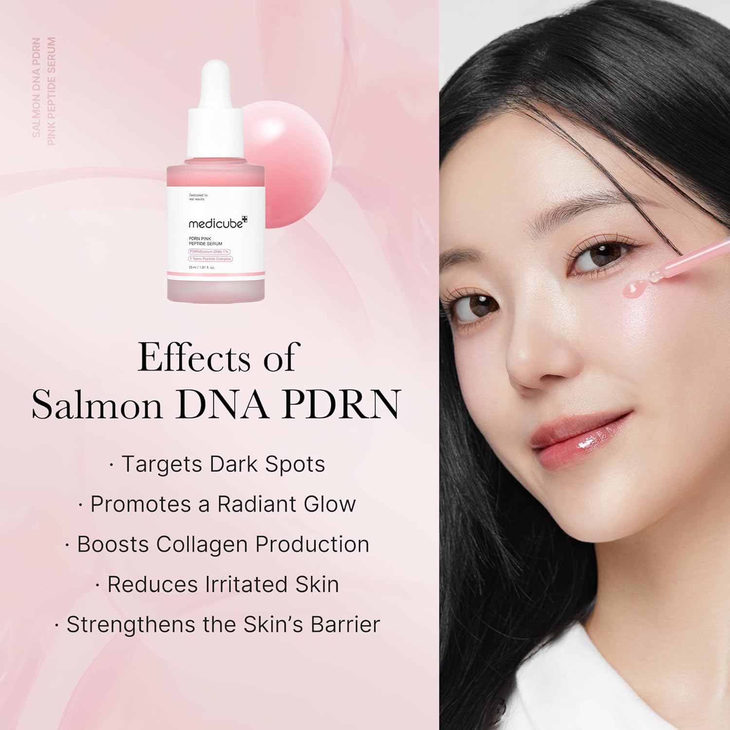 [MEDICUBE] Collagen PDRN Pink Peptide Serum Duo