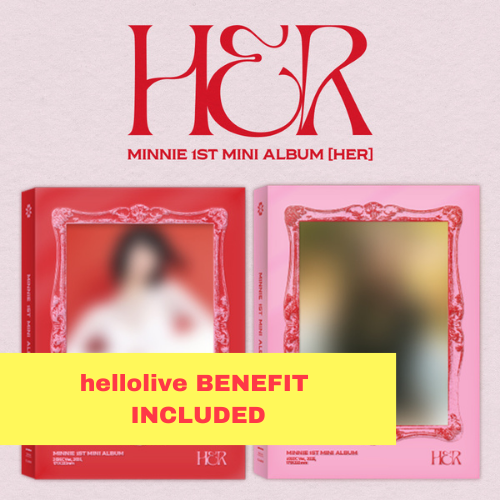 [K-POP] (hellolive) Minnie ((G)I-DLE) - 1st mini album [HER] (2 TYPES Random)