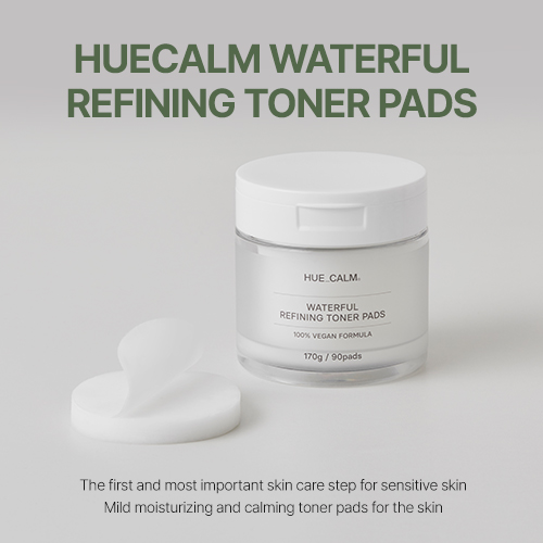 [HUECALM] Waterful Refining Toner Pads (90ea)