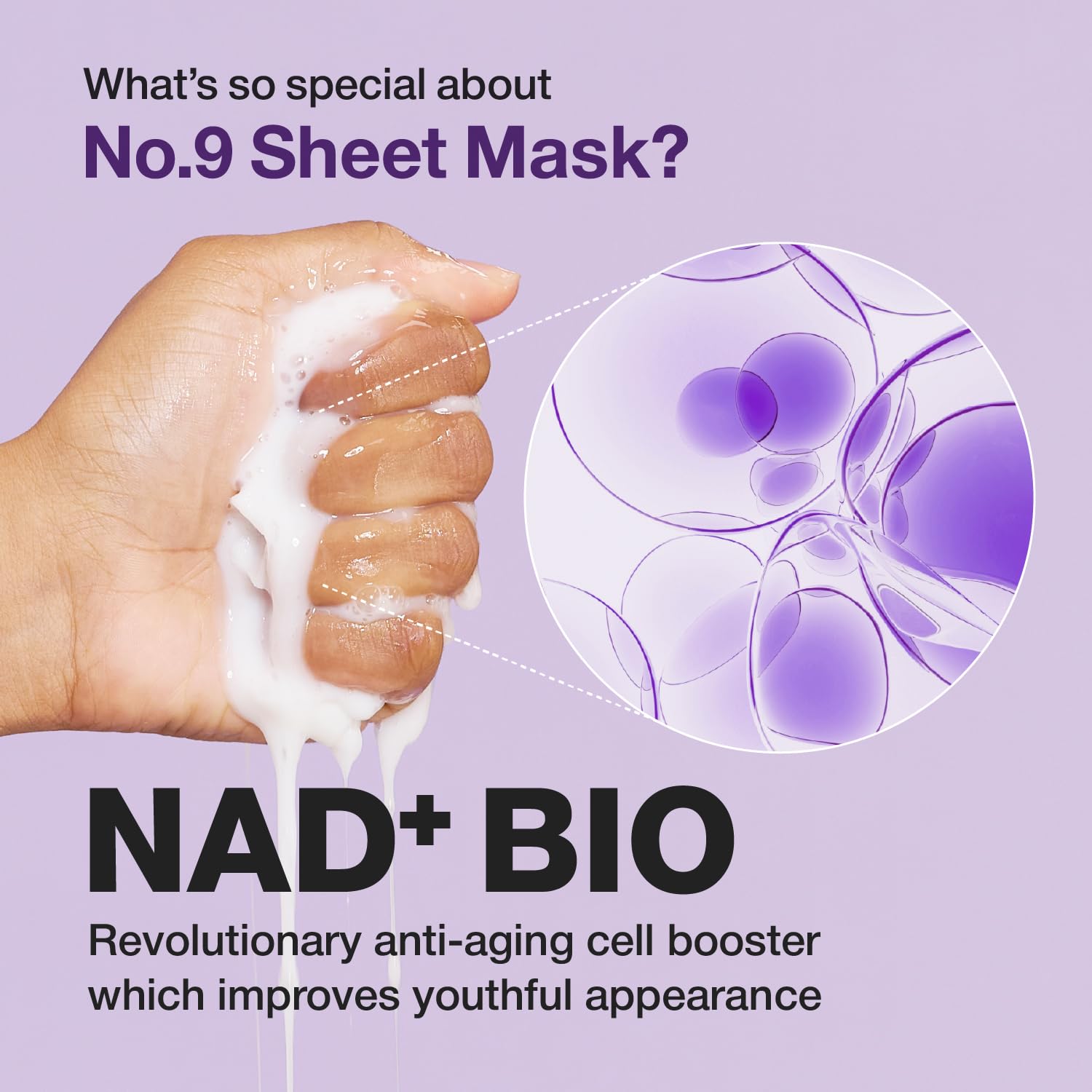 [Numbuzin] No.9 NAD Bio Lifting Full Cover Facial Mask (4ea)