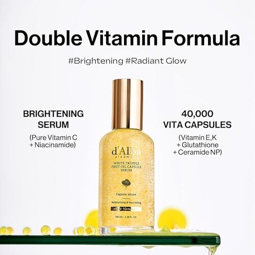 [d'Alba] White Truffle First Oil Capsule Serum 100ml